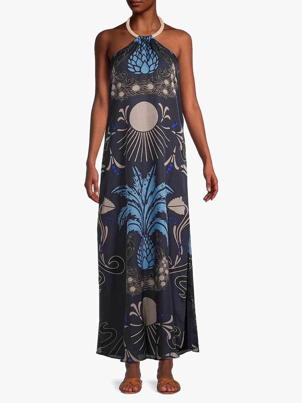 Juan De Dios Impanema Halter Dress